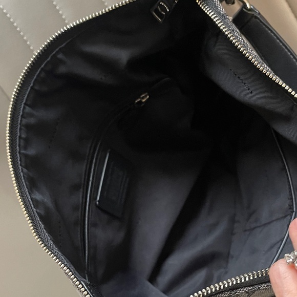 Coach Black and Gray Hobo Bag Like New! Barely used! - Picture 5 of 8